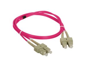 Patch cord MM OM4 SC-SC duplex 50/125 1.0m FOC-SCSC-5MMD-1-4
