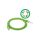 Patch-cord U/UTP kat.5e PVC 1.0m zielony KKU5ZIE1