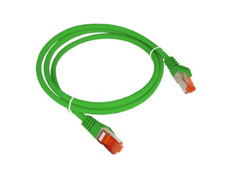 Patch-cord S/FTP kat.6A LSOH 0.25m zielony KKS6AZIE0.25