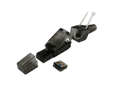 Wtyk RJ45 UTP kat.6A 10G PoE+, beznarzędziowy na gruby drut 22-24 AWG ALANTEC WT113
