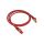 Patch-cord F/UTP kat.6 PVC 0.25m czerwony KKS6CZE0.25