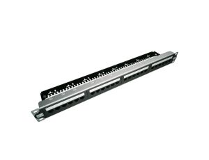 Patch panel UTP kat.6A 24 porty LSA 1U PK051