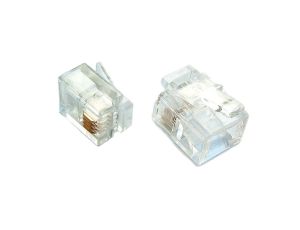 RJ11 wtyk telefoniczny 6P4C ALANTEC /op. 100 szt./ WT004