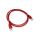 Patch-cord U/UTP kat.5e PVC 0.25m czerwony KKU5CZE0.25