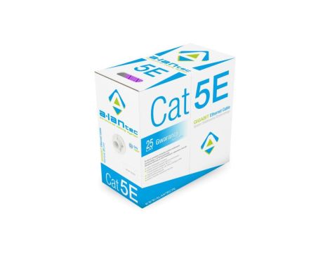 Kabel teleinformatyczny F/UTP kat.5e LSOH Dca (FIOLETOWA powłoka) ALANTEC /305m/