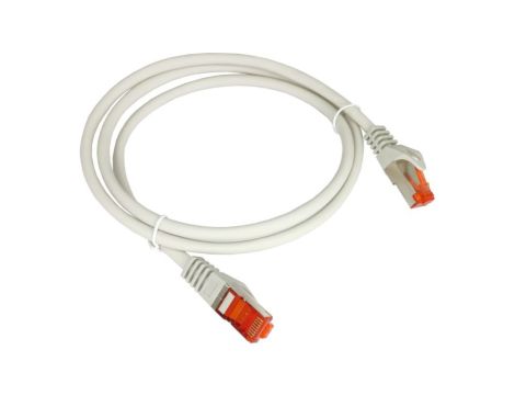 Patch-cord F/UTP kat.6 PVC 0.25m szary KKS6SZA0.25