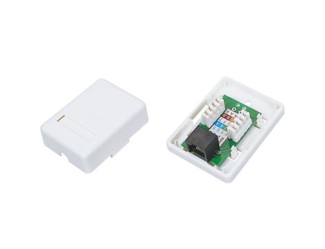 Gniazdo natynkowe UTP kat.6 1xRJ45 GN010