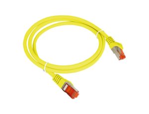 Patch-cord S/FTP kat.6A LSOH 5.0m żółty KKS6AZOL5.0