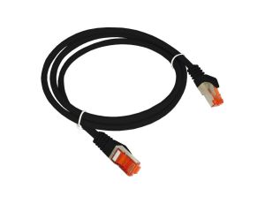 Patch-cord S/FTP kat.6A LSOH 3.0m czarny KKS6ACZA3.0
