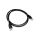 Patch-cord U/UTP kat.6 PVC 0.25m czarny KKU6CZA0.25