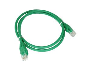 Patch-cord U/UTP kat.6 PVC 0.5m zielony KKU6ZIE0.5