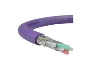 Kabel transmisyjny BUS O2YS(St)CY do magistrali przemysłowej Profibus DP 1x2x0,64 fioletowy Technokabel /500m/ 11.0136.0500