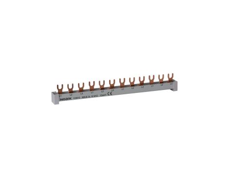 Szyna łączeniowa widełkowa 1-fazowa 10mm2 63A 54M BBU 1L