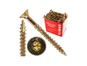 Wkręty ciesielskie z łbem stożkowym i gniazdem TORX 4,0x45 MASTER Wkręt-met /300szt./