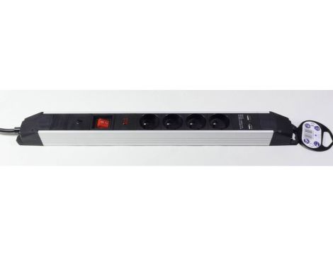 Listwa przepięciowa 2x USB 4x gniazdo sieciowe 16A 3m