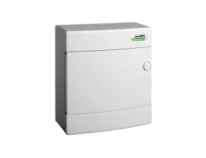Rozdzielnica modułowa 1x8 natynkowa IP40 drzwi białe PNS