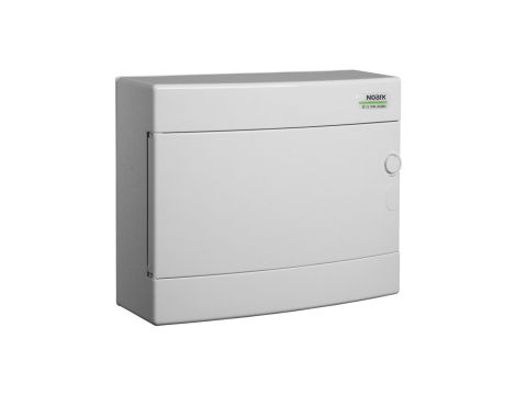 Rozdzielnica modułowa 1x12 natynkowa IP40 drzwi białe PNS