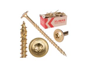 Wkręty ciesielskie z łbem podkładkowym i gniazdem WKCP TX 8,0x120 Wkręt-met /50szt/