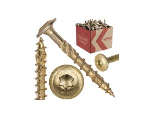 Wkręty ciesielskie z łbem podkładkowym i gniazdem WKCP TX 6,0x50 Wkręt-met /100szt/