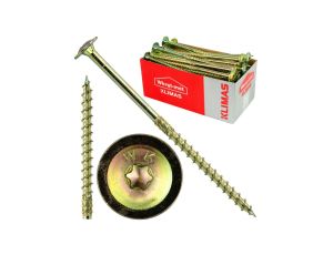 Wkręty ciesielskie z łbem podkładkowym i gniazdem WKCP TX 6,0x70 Wkręt-met /100szt/