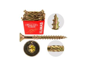 Wkręty ciesielskie z łbem stożkowym i gniazdem TORX 6,0x50 MASTER Wkręt-met /200szt./