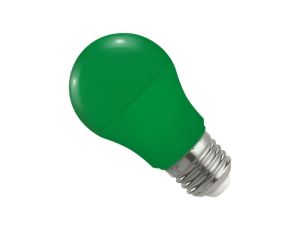 Żarówka LED E27 4,9W zielony