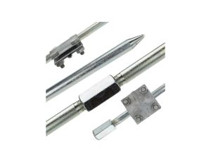 Uziom ocynkowany gwintowany kompletny 6m (4x1,5m)