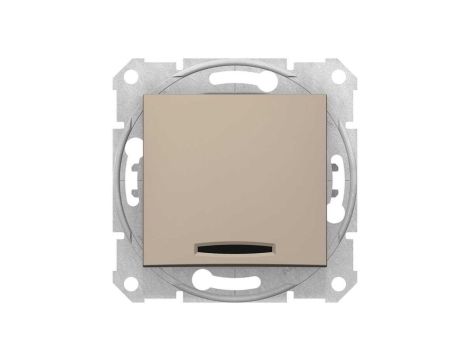 Sedna Łącznik krzyżowy 10AX z podświetleniem LED zaciski bezgwintowe satyna IP20 SDN0501168