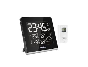 Stacja pogody bezprzewodowa 9 kolorów GreenBlue GB151 DCF VA LCD GB151