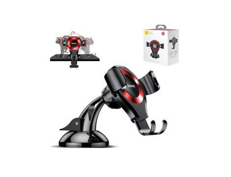 Uchwyt samochodowy do smartfona Baseus SUYL-XP09 (kolor czarno-czerwony)