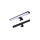 Lampa LED łazienkowa czarna 12W 60cm na szafke z lustrem AJJ-W600C40-B