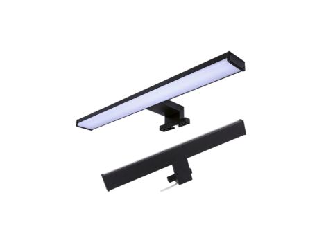 Lampa LED łazienkowa czarny 8W 40cm na lustro lub szafke