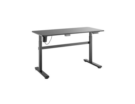 Biurko elektryczne Ergo Office, regulacja wys, szary, max wys 118cm 50 kg - z blatem do pracy stojąco siedzącej, ER-434