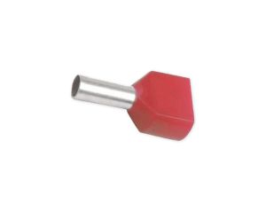 Tulejka kablowa izolacyjna podwójna 2x10 mm 100 sztuk