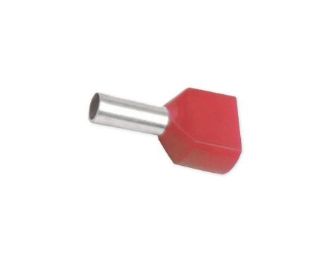 Tulejka kablowa izolacyjna podwójna 2x10 mm 100 sztuk