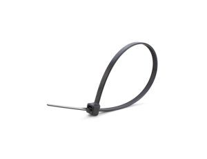 Opaska zaciskowa kablowa 3,6x350 mm czarna UV 100 sztuk