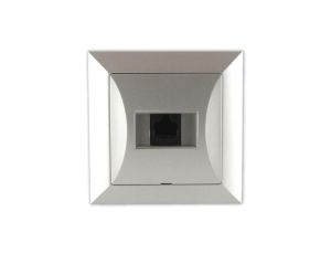 OPAL Gniazdo komputerowe RJ45 8pin zacisk krone LSA+ srebrne GTP-12 Op SR
