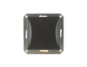 OPAL Wyłącznik pojedynczy podświetlany do ramki grafit WP-1/m/S Op GR