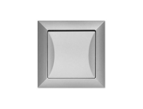 OPAL Wyłącznik łącznik pojedynczy srebrny WP-1 Op SR