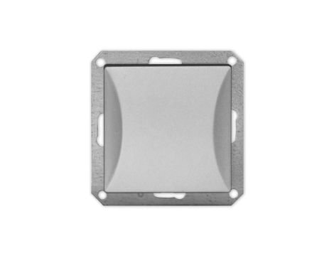 OPAL Wyłącznik łącznik pojedynczy do ramki srebrny WP-1/m Op SR