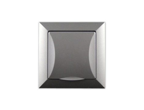 OPAL Gniazdo bryzgoszczelne z uziemieniem grafit GPT-16 OpH GR