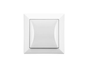 OPAL Wyłącznik pojedynczy podświetlany biały WP-1 Op/S BI