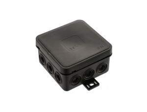 V7 Puszka natynkowa 100x100x41 IP54 czarna 037-05