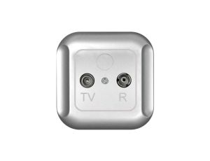 TOPAZ Gniazdo antenowe RTV końcowe GAP-T/K srebrne
