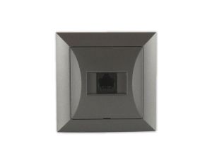 OPAL Gniazdo komputerowe RJ45 8pin zacisk krone LSA+ grafit GTP-12 Op GR