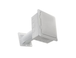 Puszka p/t uniwersalna do systemów docieplających z tubusem i otwieranym wiekiem szara KUZ-VOI-KB