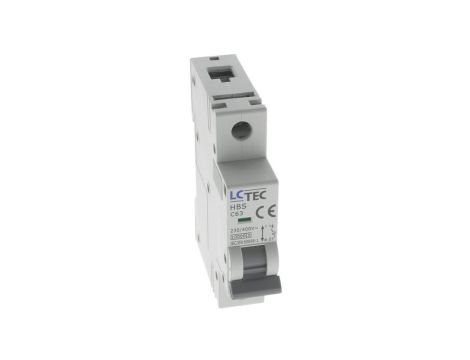 Wyłącznik nadprądowy HBS 1P 1M 1F C 63A 10kA