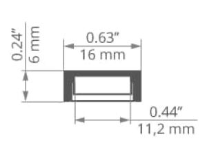 Profil led MICRO-PLUS 3m anodowany Kluś