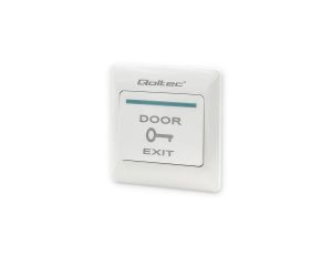Qoltec Przycisk wyjścia biały