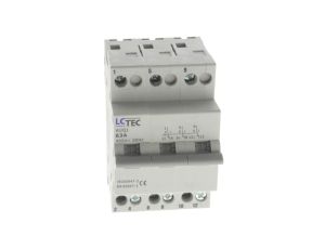 Przełącznik modułowy sieć-agregat agregat-sieć 1-0-2 I-0-II 3P 63A 400V AUQ1